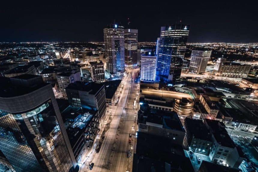 Cities in Manitoba
