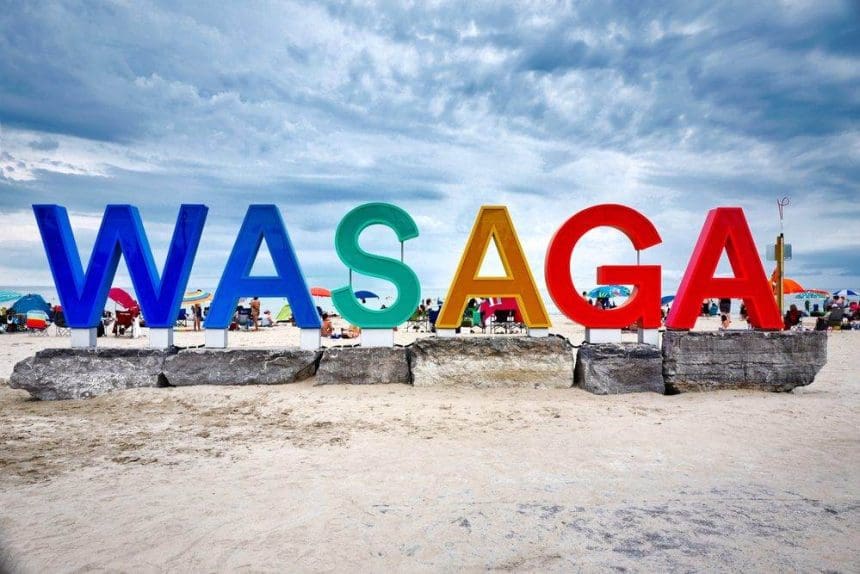 best beach in wasaga