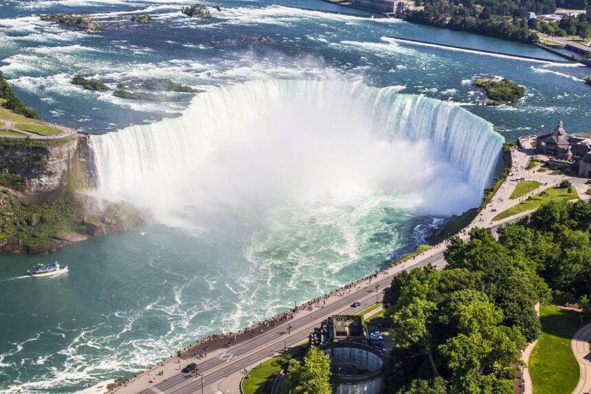A view of Niagara Falls.