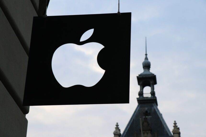 Picture of apple company logo