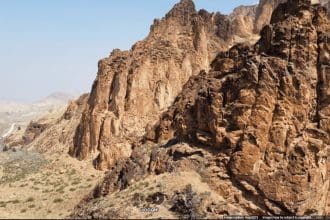 Rugged cliffs and landscape of Timber Gulch.