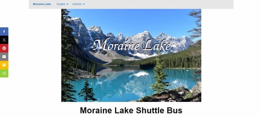 How to Get to Moraine Lake from Lake Louise? 10 Unique Ways to Explore ...